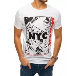 Pánske tričko NYC bielej rx4408 vyobraziť