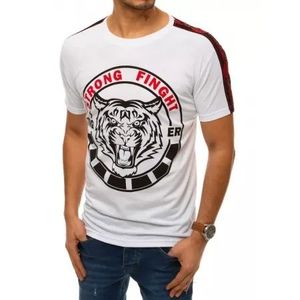 Pánske tričko bielej TIGER vyobraziť