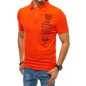 Pánske tričko s potlačou oranžovej STEEP vyobraziť