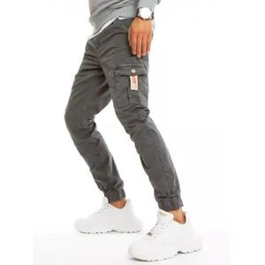Pánske jogger nohavice šedé RUN vyobraziť