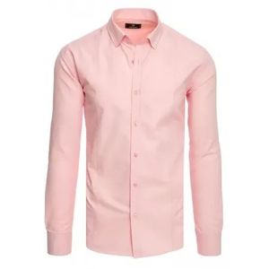 Pánska košeľa s dlhým rukávom ružová ELEGANT vyobraziť