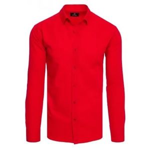 Pánska košeľa s dlhým rukávom červená ELEGANT vyobraziť