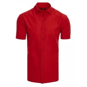 Pánska košeľa s krátkym rukávom červená ELEGANT vyobraziť