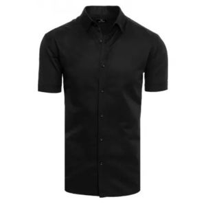 Pánska košeľa s krátkym rukávom čierna ELEGANT vyobraziť