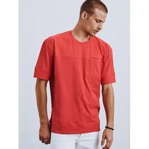 Pánske tričko červenej s vreckom vyobraziť