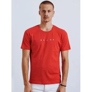 Pánske tričko červenej RELAX vyobraziť