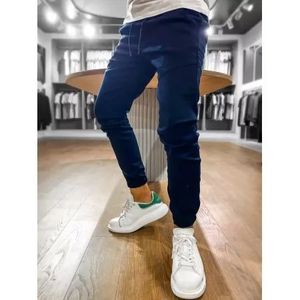 Pánske džínsovej jogger nohavice modrej MEN vyobraziť