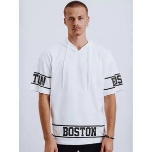 Pánske tričko s kapucňou bielej BOSTON vyobraziť