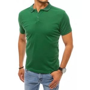 Pánske tričko s golierom zelené ELEGANCE vyobraziť