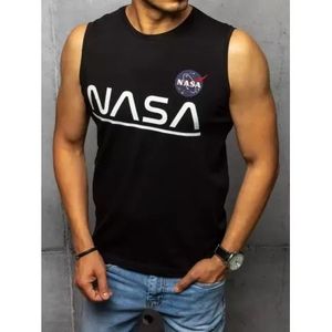 Pánsky nátelník s potlačou čierny NASA vyobraziť