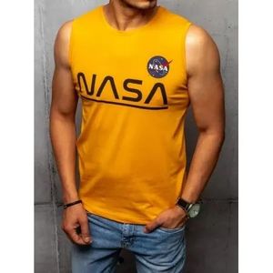 Pánsky nátelník s potlačou žltý NASA vyobraziť
