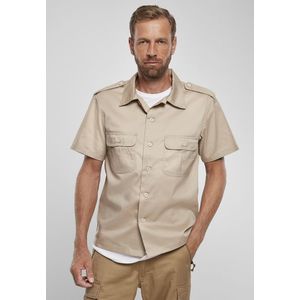 Urban Classics Brandit Short Sleeves US Shirt beige - 4XL vyobraziť