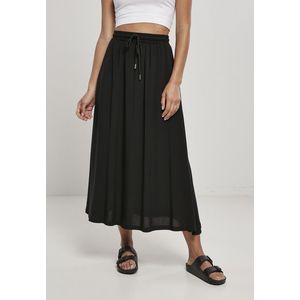 Urban Classics Ladies Viscose Midi Skirt black - XS vyobraziť