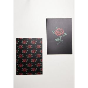 Roses Exercise Book 2-Pack black/red - One Size vyobraziť