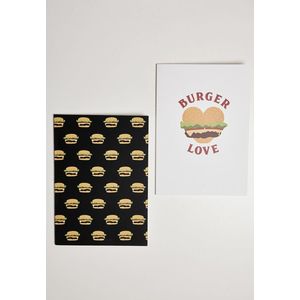 Burger Love Exercise Book 2-Pack white/multicolor - One Size vyobraziť
