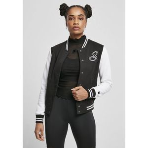 Starter Ladies Sweat College Jacket black/white - L vyobraziť