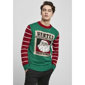 Urban Classics Wanted Christmas Sweater x-masgreen/white - 3XL vyobraziť