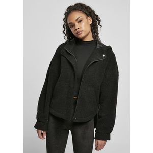 Urban Classics Ladies Short Sherpa Jacket black - 3XL vyobraziť