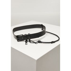 Urban Classics Imitation Leather Belt With Key Chain black - L/XL vyobraziť