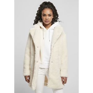 Urban Classics Ladies Oversized Sherpa Coat whitesand - 3XL vyobraziť