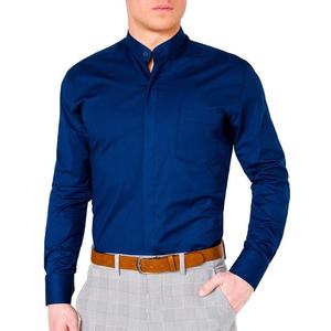 Modrá elegantná košeľa k307 vyobraziť