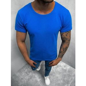 Nebesky modré jednoduché tričko O/1208Z vyobraziť