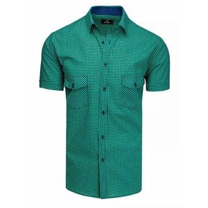 Granátovo-zelená károvaná košeľa vyobraziť