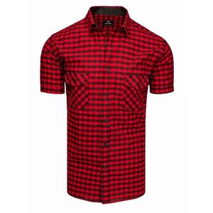 Čierno-červená károvaná košeľa vyobraziť