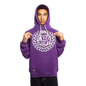 Mass Denim Sweatshirt Hoody Base purple - L vyobraziť