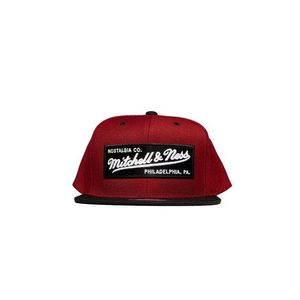 Mitchell & Ness cap snapback Own Brand burgundy/black Box Logo Snapback - UNI vyobraziť