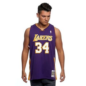 Mitchell & Ness Los Angeles Lakers #34 Shaquille O'Neal purple Swingman Jersey - XL vyobraziť