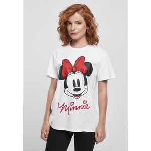 Mr. Tee Ladies Minnie Mouse Tee white - S vyobraziť