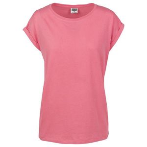 Urban Classics Ladies Extended Shoulder Tee pinkgrapefruit - XL vyobraziť