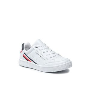 Tommy Hilfiger Sneakersy Low Cut Lace-Up Sneaker T3B4-31083-0621 M Biela vyobraziť
