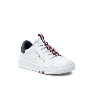 Tommy Hilfiger Sneakersy Low Cut Lace-Up Sneaker T3B4-32052-0193 M Biela vyobraziť