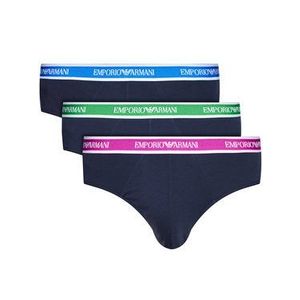 Emporio Armani Underwear Súprava 3 kusov slipov 111734 1P717 70435 Tmavomodrá vyobraziť
