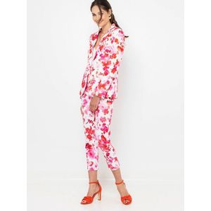 Ružovo-biele kvetované nohavice CAMAIEU vyobraziť