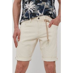 Rifľové krátke nohavice Tom Tailor pánske, priehľadná farba vyobraziť