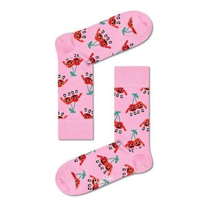 Ponožky Happy Socks Cherry Mates dámske, ružová farba vyobraziť
