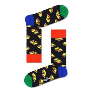 Ponožky Happy Socks Love Sandwich dámske, čierna farba vyobraziť