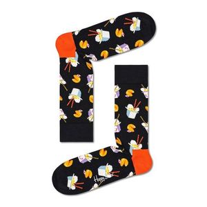 Ponožky Happy Socks Take Out dámske, čierna farba vyobraziť