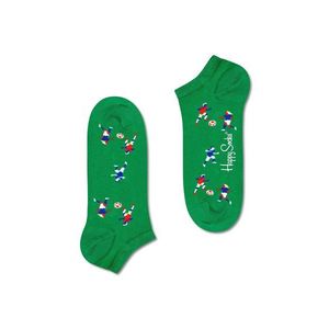 Ponožky Happy Socks Football Low dámske, zelená farba vyobraziť
