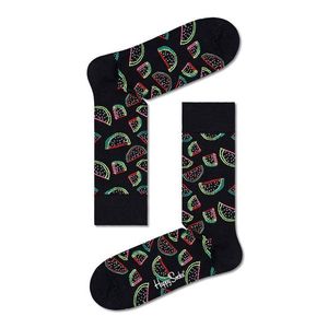 Ponožky Happy Socks Watermelon pánske, čierna farba vyobraziť