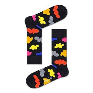 Ponožky Happy Socks Cloudy pánske, čierna farba vyobraziť