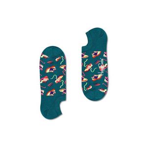 Ponožky Happy Socks Run For It No Show pánske, zelená farba vyobraziť