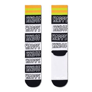 Ponožky Happy Socks Big Dot Crew pánske, biela farba vyobraziť