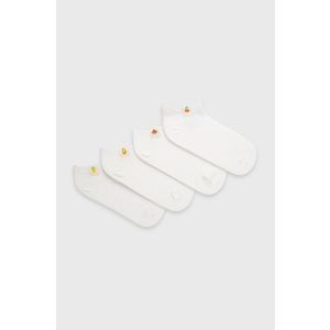 Ponožky Answear Lab (3-pack) dámske, biela farba vyobraziť