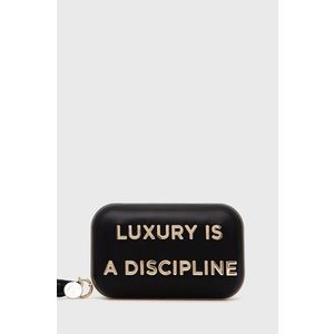 Listová kabelka Karl Lagerfeld čierna farba vyobraziť