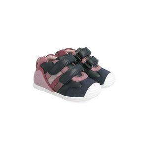 Detské kožené topánky Biomecanics ružová farba vyobraziť