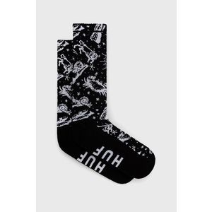 Ponožky HUF čierna farba vyobraziť